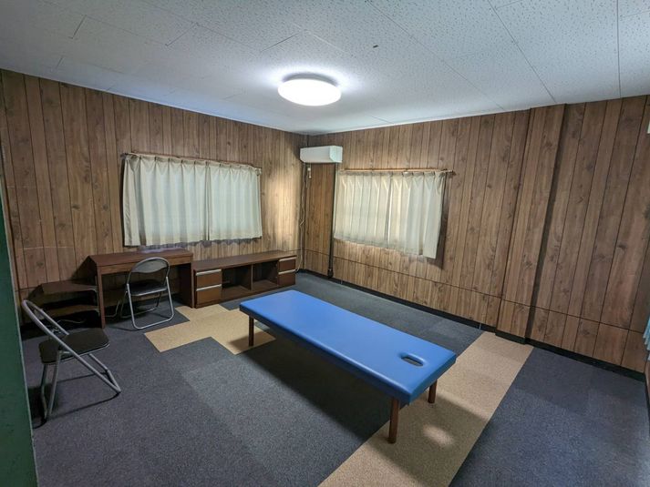 所沢道場レンタルスペース マッサージスペースの室内の写真