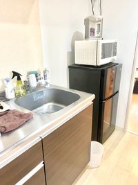 キッチン（ガスコンロ利用不可） - レンタルサロン「beauty base」 施術ベッド付きレンタルサロン「beauty base」の設備の写真
