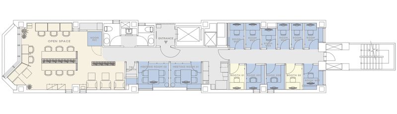 ROOM X 02 - H¹T浜松町（大門駅前）（サテライト型シェアオフィス）