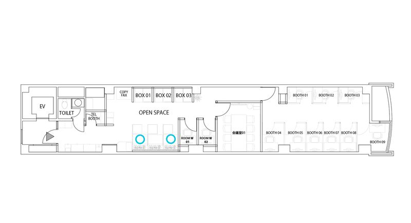 BOOTH ３ - H¹T神田（サテライト型シェアオフィス）
