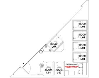 H¹T戸塚（サテライト型シェアオフィス） ROOM L 04の室内の写真