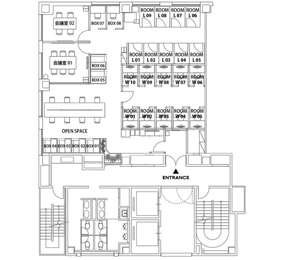 ROOM L 01 - H¹T両国（サテライト型シェアオフィス）