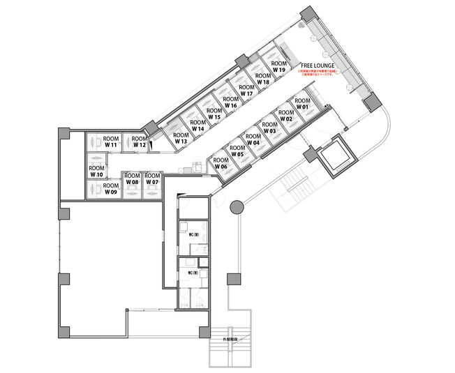 ROOM W05 - H¹T荻窪（サテライト型シェアオフィス）