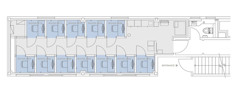 ROOM W 03 - H¹T×Solaie + Work朝霞台（サテライト型シェアオフィス）