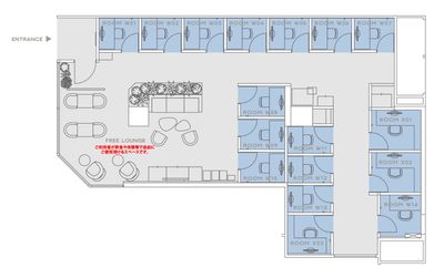 H¹Tセンター北（サテライト型シェアオフィス） ROOM W 03の室内の写真