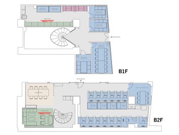 H¹T汐留（サテライト型シェアオフィス） 会議室 05(6名)の室内の写真