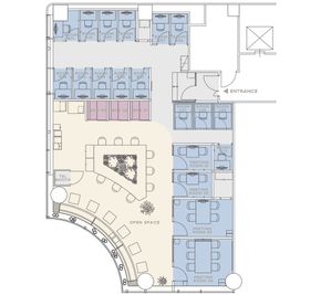 H¹T蒲田（サテライト型シェアオフィス） OPEN SPACEの室内の写真