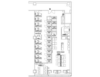 H¹T湘南台（サテライト型シェアオフィス） ROOM R 09の室内の写真