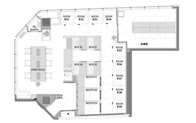 H¹T池袋西口（サテライト型シェアオフィス） ROOM R 07の室内の写真