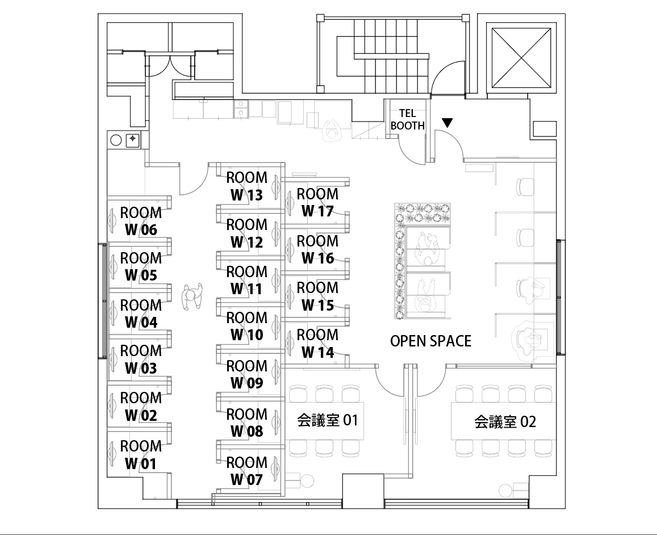 OPEN SPACE - H¹T九段下（サテライト型シェアオフィス）