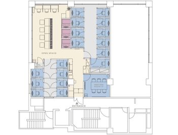 H¹T戸越銀座（サテライト型シェアオフィス） ROOM W16の室内の写真