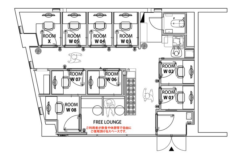 ROOM W 07 - H¹T明大前（サテライト型シェアオフィス）