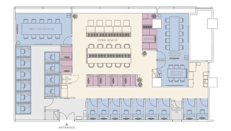 ROOM W 09 - H¹T大手町（サテライト型シェアオフィス）
