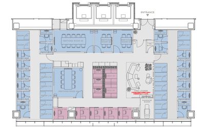 H¹T武蔵小杉新南口（個室・会議室予約用）（サテライト型シェアオフィス） ROOM X 03の室内の写真