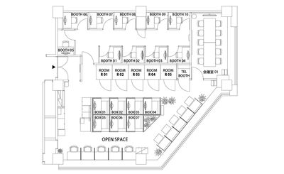 H¹T田端（サテライト型シェアオフィス） BOOTH 05（1名）の室内の写真