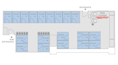 H¹T志木（サテライト型シェアオフィス） ROOM L 13の室内の写真
