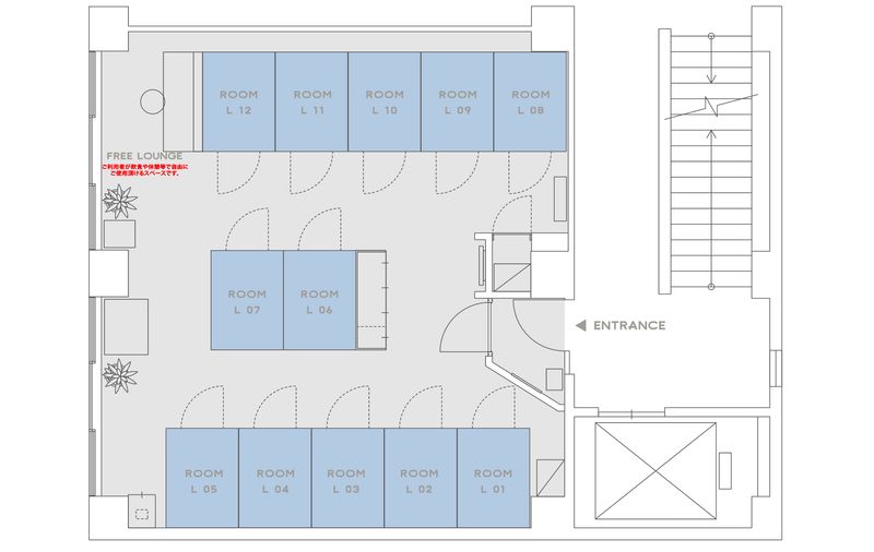 ROOM L 06 - H¹T本厚木（サテライト型シェアオフィス）