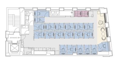 H¹T練馬（サテライト型シェアオフィス） ROOM W 14の室内の写真