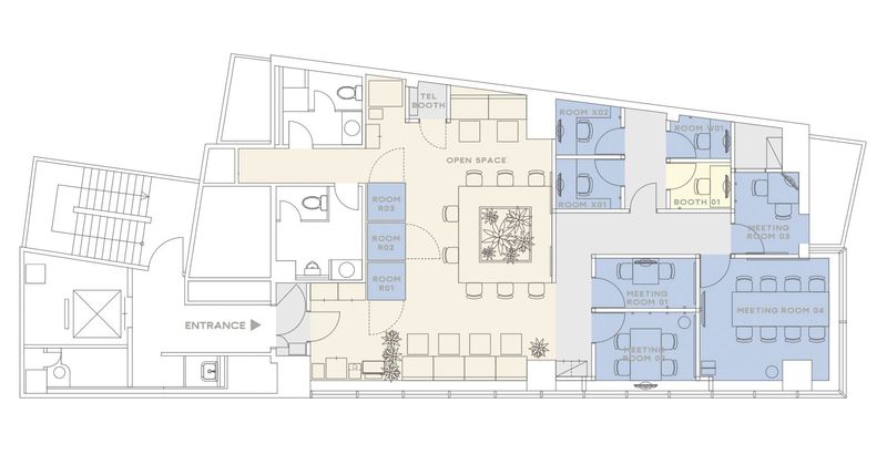 会議室 04(8名) - H¹T神保町（サテライト型シェアオフィス）