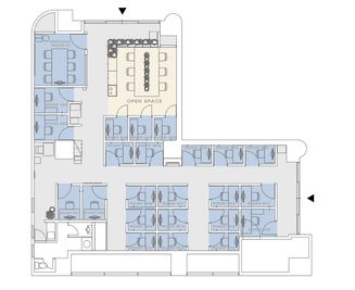 H¹T茅場町（サテライト型シェアオフィス） ROOM W 11の室内の写真