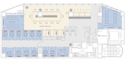 H¹T市ヶ谷（サテライト型シェアオフィス） ROOM W 06の室内の写真