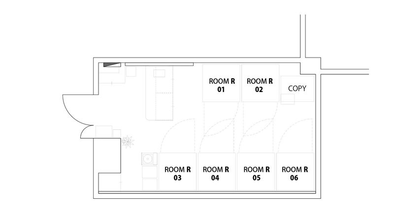 ROOM R 05 - H¹T本八幡北口（サテライト型シェアオフィス）