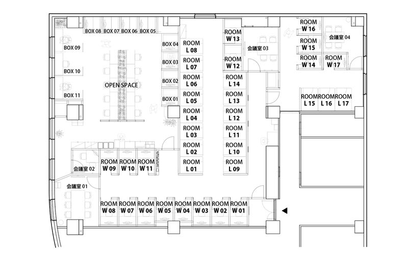 ROOM W 11 - H¹T船橋北口（サテライト型シェアオフィス）