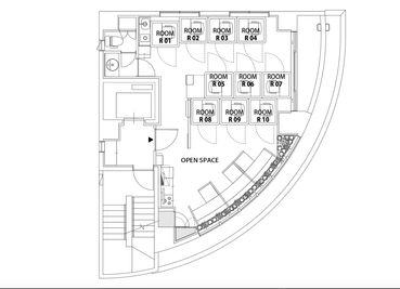 H¹T浦安（サテライト型シェアオフィス） ROOM R 09の室内の写真