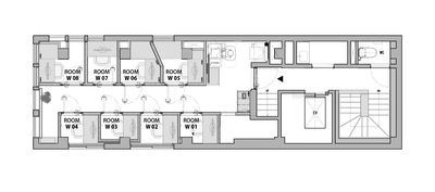 H¹T中野坂上（サテライト型シェアオフィス） ROOM W 08の室内の写真