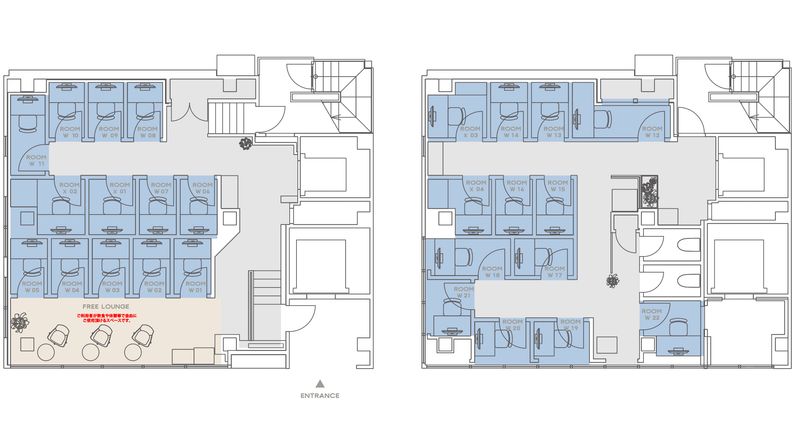 ROOM W 09 - H¹T月島（サテライト型シェアオフィス）