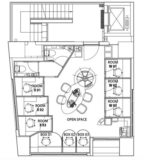ROOM X 03 - H¹T by W 下北沢（サテライト型シェアオフィス）