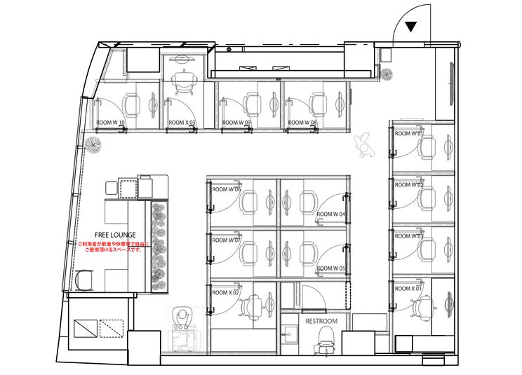 ROOM W05 - H¹T駒込(サテライト型シェアオフィス)