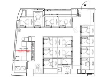 H¹T駒込（サテライト型シェアオフィス） ROOM W08の室内の写真