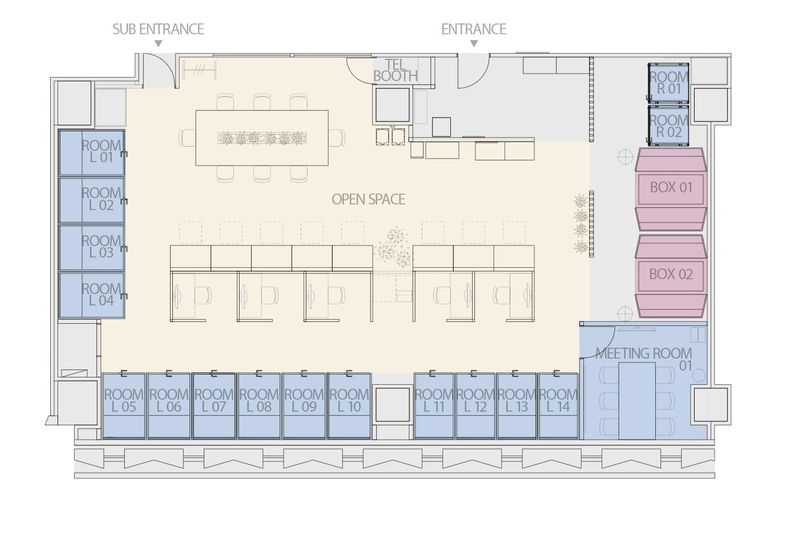 ROOM L 10 - H¹T錦糸町（サテライト型シェアオフィス）