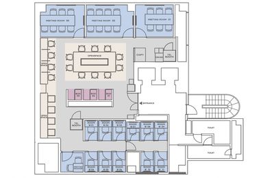 H¹T銀座（サテライト型シェアオフィス） BOX 3（１名）の室内の写真