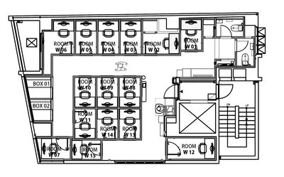 H¹T長津田（サテライト型シェアオフィス） ROOM W 12の室内の写真