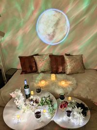 室内プラネタリウム(無料・４色)で惑星も浮かびロマンチック！！ - ラ・フルエール心斎橋 キッチン付きパーティー　ラ・フルエール心斎橋の室内の写真