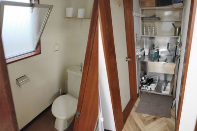 小型キッチン　※お湯は出ません、飲食時は補助的にご利用下さい。 - 🕯飯田橋駅5分のレンタルスペース・貸会議室 レンタルスペース 飯田橋302の設備の写真