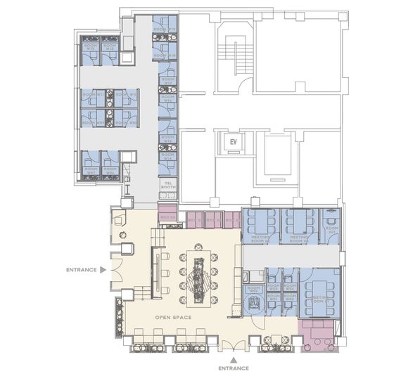 ROOM W 13 - H¹T Lab (新宿野村ビルB1F)（サテライト型シェアオフィス）