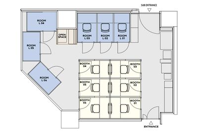 H¹T町田（サテライト型シェアオフィス） BOOTH ５の室内の写真