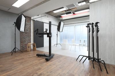 白を基調にした透明感のあるエリア2 - アルファビデオレンタルスタジオ 撮影スタジオの室内の写真