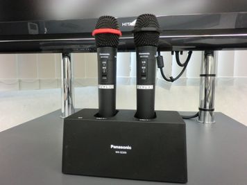 【PARM-CITY131貸会議室　多目的ホール】ワイヤレスマイク2本｜ - PARM-CITY131貸会議室 仙台｜PARM-CITY131貸会議室　多目的ホール｜最大75名の設備の写真