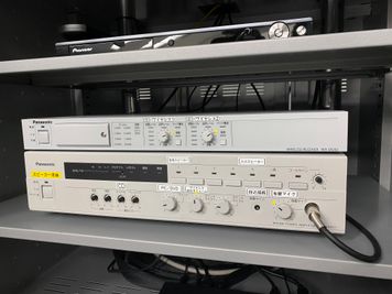 【PARM-CITY131貸会議室　多目的ホール】アンプ｜マイク音量の調節可能｜ - PARM-CITY131貸会議室 仙台｜PARM-CITY131貸会議室　多目的ホール｜最大75名の設備の写真