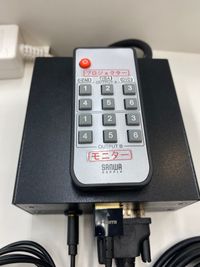 【PARM-CITY131貸会議室　多目的ホール】投影画像切替機器のリモコン｜ - PARM-CITY131貸会議室 仙台｜PARM-CITY131貸会議室　多目的ホール｜最大75名の設備の写真