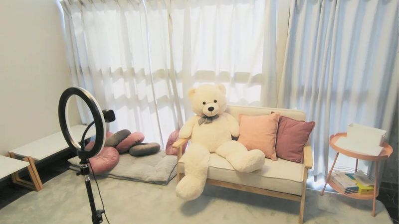 ティディベア＆ふわふわラグのくつろぎスペース - ベア並木坂