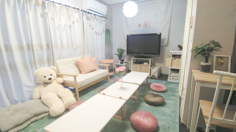 ティディベア＆ふわふわラグのくつろぎスペース - ベア並木坂