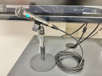 【PARM-CITY131貸会議室　Room5C】コード付きマイク1本｜ - PARM-CITY131貸会議室 仙台｜PARM-CITY131貸会議室　Room5C｜最大31名の設備の写真