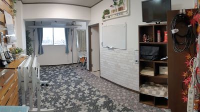 景色の良い新規オープン駅2分 《中野駅徒歩2分》風通し抜群！暖かい開放感ある明るい中野の室内の写真