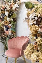 写真映えする大きなドライフラワーのシンボルツリー☆ - photo space HISAYA / スタジオhiyori 和室/白壁/メイクスペース/トイレもある撮影レンタルスペースの室内の写真