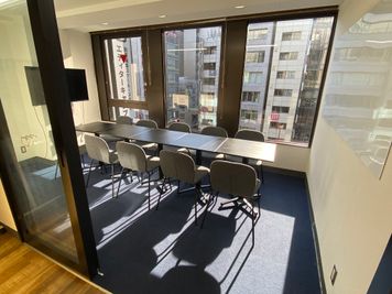 会議室 - 渋谷駅徒歩1分のスタジオ＆会議室 【会議室】10人収容の個室空間！の室内の写真